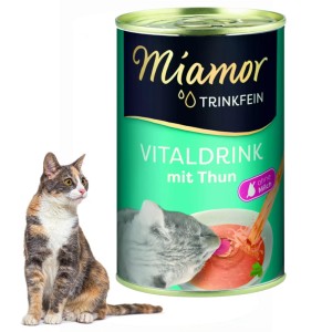 Vitaldrink z tuńczykiem dla kotów miamor 135g