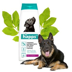 Szampon pielęgnacyjny dla psów ciemna sierść happs 200ml