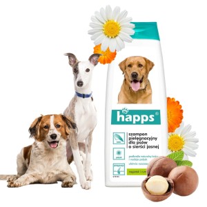 Szampon pielęgnacyjny dla psów jasna sierść happs 200ml