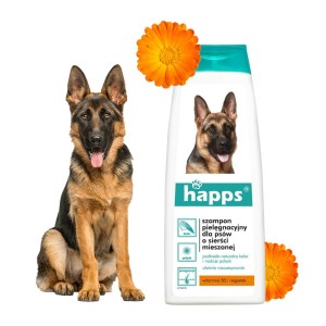 Szampon pielęgnacyjny dla psów mieszana sierść happs 200ml