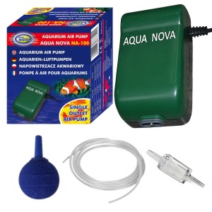 Aqua nova na-100 napowietrzacz 130l/h + zestaw