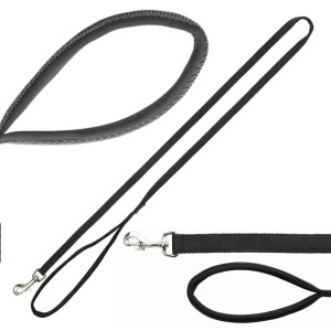 Smycz podwójna dla psa 1m/20 mm CZARNA TRIXIE