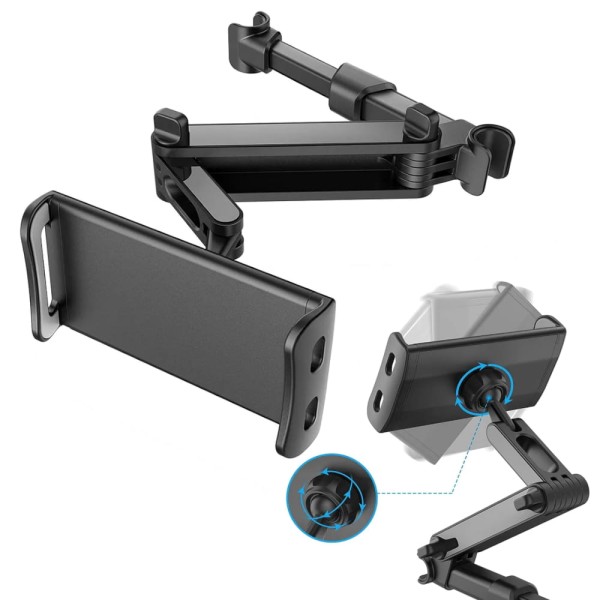 Uchwyt Samochodowy Na Tablet Telefon Zagłówek REGULOWANY