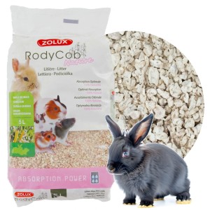 Ściółka podściółka RodyCob dla królika gryzoni 5l