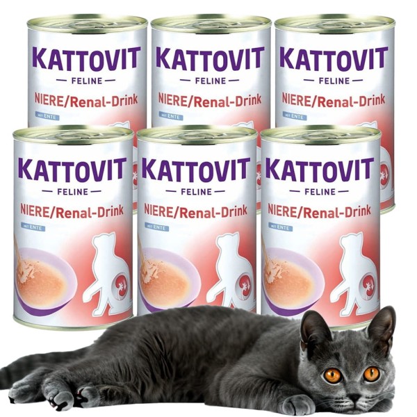 Kattovit DRINK RENAL karma na nerki dla kota 6x135ml