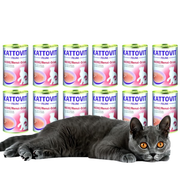 Kattovit DRINK NIERE RENAL napój wspomagający 12x135ml