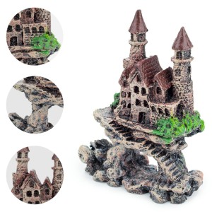 Ozdoba do akwarium zamek 13 cm HAPPET U-1663
