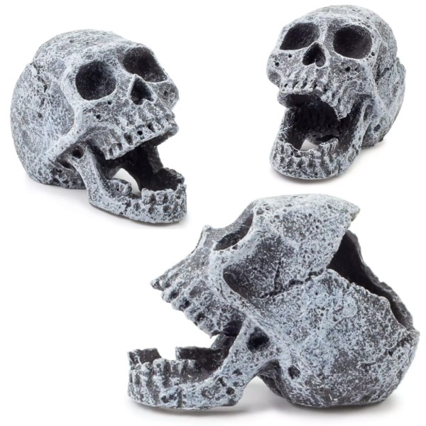 Ozdoba do akwarium Happet R107 czaszka 5,5 cm