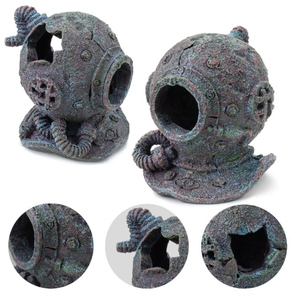 Ozdoba do akwarium Happet R030 hełm antyczny 7 cm