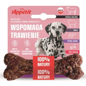 Gryzak dla psa KOŚĆ na dobre trawienie 12cm