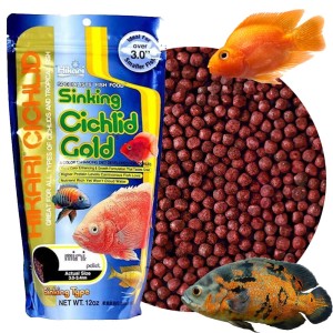 Cichlid gold sinking mini 100g pielęgnice tanganika