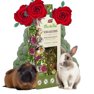 Kolba Herbal Smakers Brokuł-róża gryzonie króliki