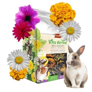 Herbal mix ziołowy dla gryzoni królika vitapol 40g