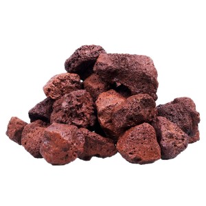 Lawa czerwona 1kg - skała kamień do akwarium