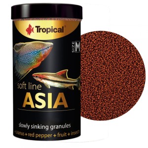 Pokarm dla ryb Soft Line Asia M 250ml/150g granulki Tropical