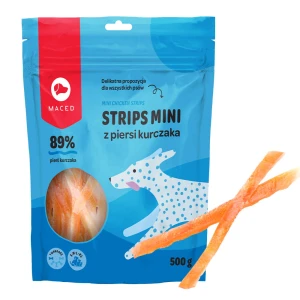 Maced paski piersi kurczaka miękkie 500g przysmak