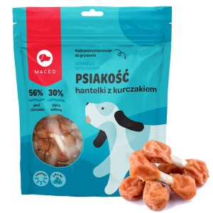 Maced hantelki z kurczakiem 500g przysmak dla psa