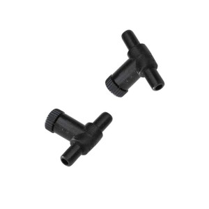 Zaworek regulacyjny plastikowy T na wąż 4x6mm 2szt
