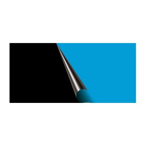 Tło dwustronne Czarne / Niebieskie 120x50cm fototapeta do akwarium