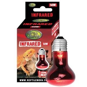 Żarówka grzewcza do terrarium INRARED 50W UVA podczerwona Reptile Nova