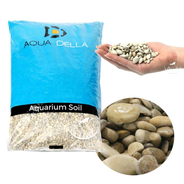 Naturalny żwir brytyjski do akwarium 4-8mm 10kg podłoże