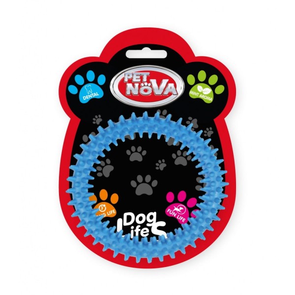 Zabawka dla psa RING ringo z kolcami zabawka dentystyczna 12,5cm Pet Nova