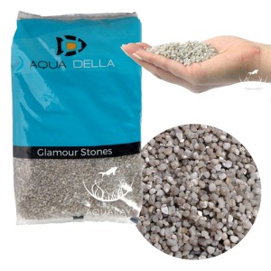 Naturalny szary żwir do akwarium 2-3mm 2kg podłoże