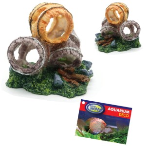 Ozdoba do akwarium KOLOROWE BECZKI 12x9,5x11cm