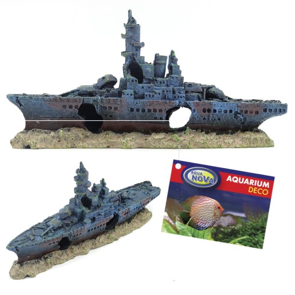 Ozdoba do akwarium WRAK OKRĘTU 23x4,5x11cm