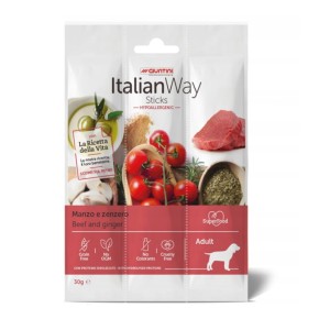 Kabanoski smaczki przysmaki dla psa z WOŁOWINĄ i IMBIREM 30g ITALIAN WAY 