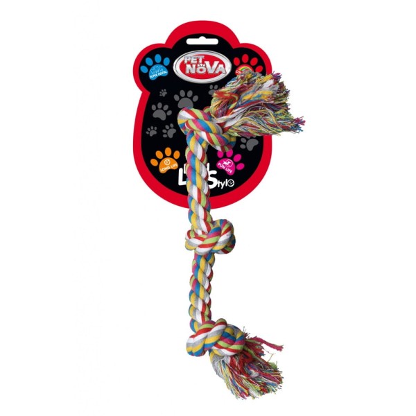 Zabawka dla psa szarpak sznur bawełniany gryzak 38cm Pet Nova 