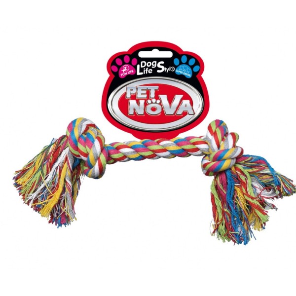 Zabawka dla psa szarpak sznur bawełniany gryzak 20cm Pet Nova