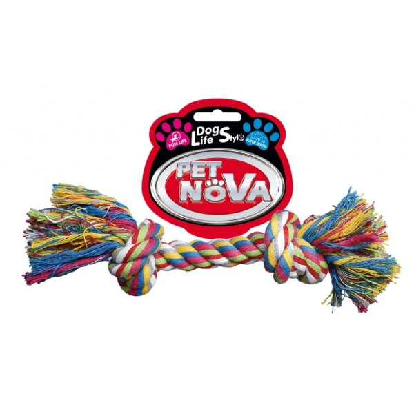Zabawka dla psa szarpak sznur bawełniany gryzak 17cm Pet Nova