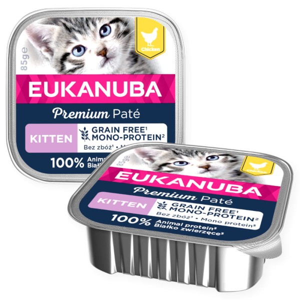 Eukanuba Karma bezzbożowa mokra dla kociąt KITTEN KURCZAK 85g