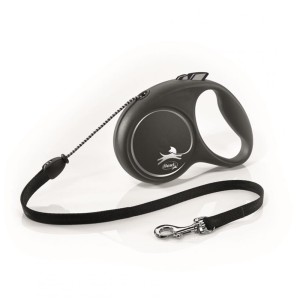 FLEXI BLACK DESIGNE SMYCZ AUTOMATYCZNA DLA PSA S LINKA 5m 20kg CZARNA