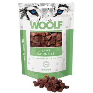WOOLF N LAMB CHUNKIES 100g przysmak dla psa kawałki jagnieciny