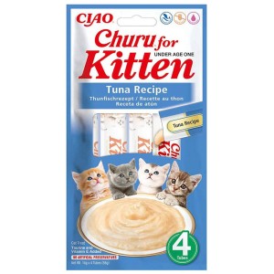 INABA CAT CHURU KITTEN TUNA 4x14g przysmak dla kociąt z tuńczykiem