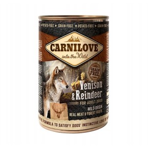 CARNILOVE WILD MEAT VENISON&REINDEER 400G mokra karma dla psa