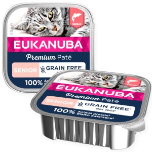 Mokra karma bezzbożowa dla kotów ŁOSOŚ pasztet 85g EUKANUBA