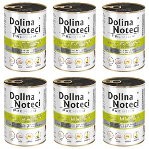 DOLINA NOTECI PREMIUM GĘŚ Z ZIEMNIAKAMI 6x400g mokra karma dla psa
