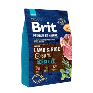 BRIT PREMIUM BY NATURE SENSITIVE LAMB 3kg karma dla psów dorosłych wrażliwych