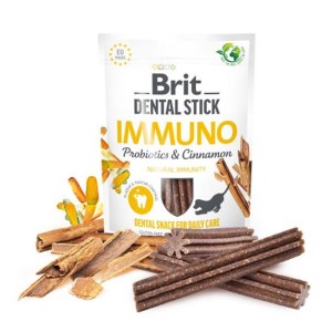 BRIT DENTAL STICK IMMUNO PROBIOTICS&CINNAMON 251g przysmak dla psa
