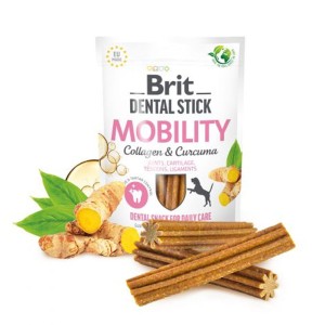 BRIT DENTAL STICK MOBILITY CURCUMA&COLLAGEN 251g przysmak dla psa