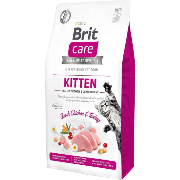 BRIT CARE CAT GRAIN-FREE KITTEN 2kg sucha karma dla kociąt