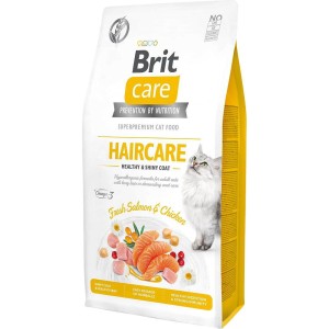 BRIT CARE CAT GRAIN-FREE HAIRCARE 2kg karma sucha dla kotów na sierść i skórę