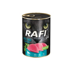 KARMA DLA KOTA STERYLIZOWANEGO RAFI CAT Z TUŃCZYKIEM 400G mokra karma dla kota