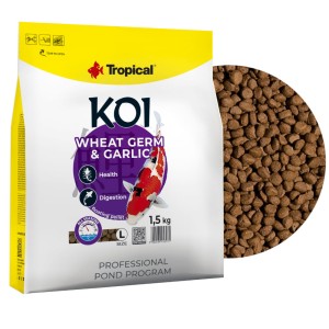 Tropical Koi Wheat Germ&Garlic Pellet L 5L / 1,5kg Pokarm dla ryb oczko wodne