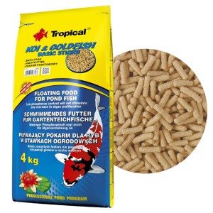 Tropical Koi&Goldfish Basic Sticks 50L / 4kg Pokarm dla karpi Koi