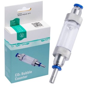 AQUA ART LICZNIK BĄBELKÓW DO CO2 3W1 SZYBKOZŁĄCZKI I ZAWOREK PRZECIWZWROTNY