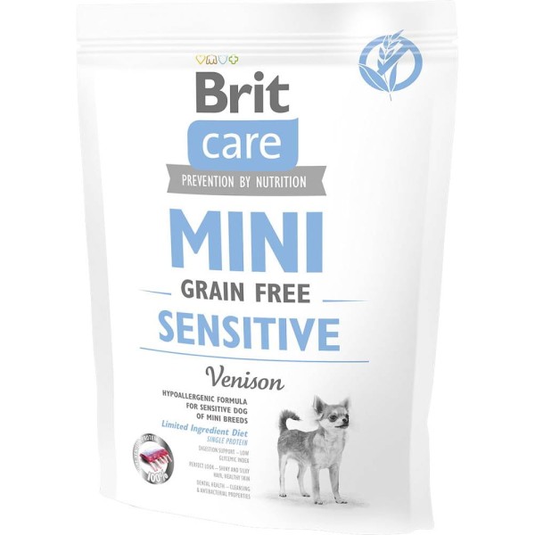 BRIT CARE MINI GF SENSITIVE 400g karma sucha dla małych psów wrażliwych